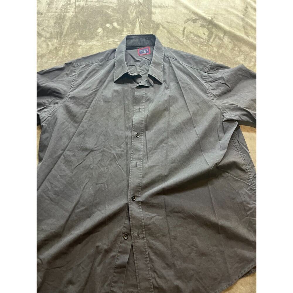 Untuckit Relaxed Black Short Sleeve Button Down‎ Shirt XL